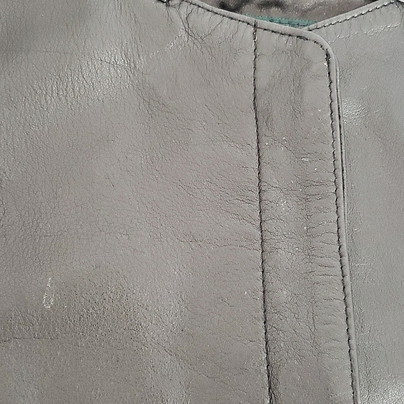 Harvé Bernard Leather Vest Small - Picture 13 of 13